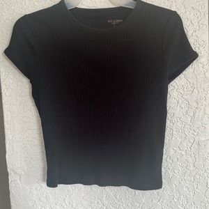 Arizona jean co black crop shirt size s